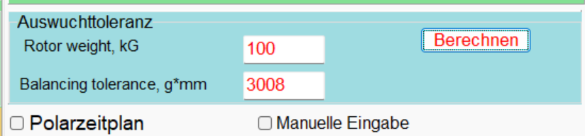 Opțiuni pentru setarea unităților în calculatorul de toleranță.